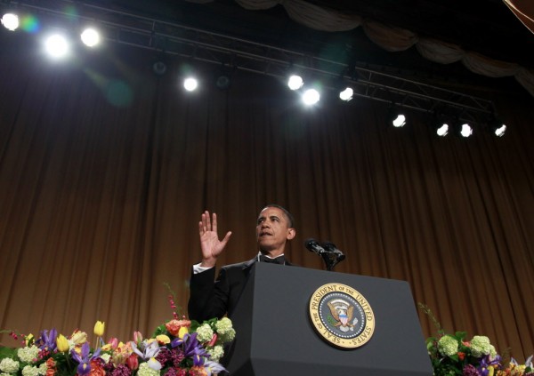 President Barack Obama speaks at the White House Correspondents' Association Dinner, Saturday, April 28, 2012 in Washington. President Barack Obama speaks at the White House Correspondents' Association Dinner, Saturday, April 28, 2012 in Washington.