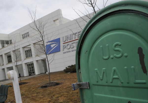 The U.S. Postal Service Eastern Maine Processing and Distribution Facility, photographed Thursday, Feb. 23, 2012. Employees were notified in person Wednesday, Feb. 22, that the facility would be consolidated, resulting in only 13 of the 183 employees being retained. The U.S. Postal Service Eastern Maine Processing and Distribution Facility, photographed Thursday, Feb. 23, 2012. Employees were notified in person Wednesday, Feb. 22, that the facility would be consolidated, resulting in only 13 of the 183 employees being retained.