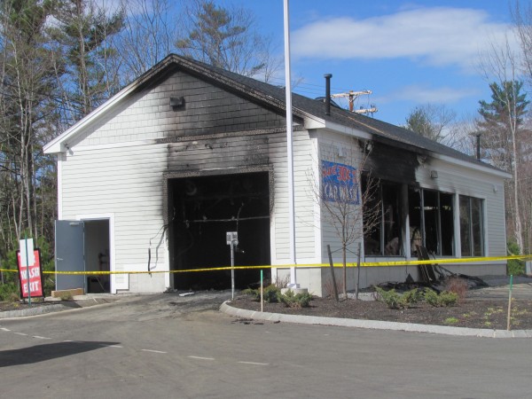 The interior of this carwash on Route 1 in Wiscasset was destroyed Wednesday, April 4, 2012, when a car inside caught fire. The interior of this carwash on Route 1 in Wiscasset was destroyed Wednesday, April 4, 2012, when a car inside caught fire.