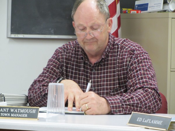 Warren Town Manager Grant Watmough was reappointed Wednesday, April 18, 2012 for another year. Warren Town Manager Grant Watmough was reappointed Wednesday, April 18, 2012 for another year.