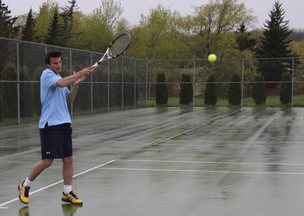 Oceanside High School’s Jordan Doutreluigne, an exchange student from Mouscron, Belgium, could be one of the more mysterious entries in Maine’s high school tennis singles tournament that begins Saturday with regional qualifying rounds. Oceanside High School’s Jordan Doutreluigne, an exchange student from Mouscron, Belgium, could be one of the more mysterious entries in Maine’s high school tennis singles tournament that begins Saturday with regional qualifying rounds.