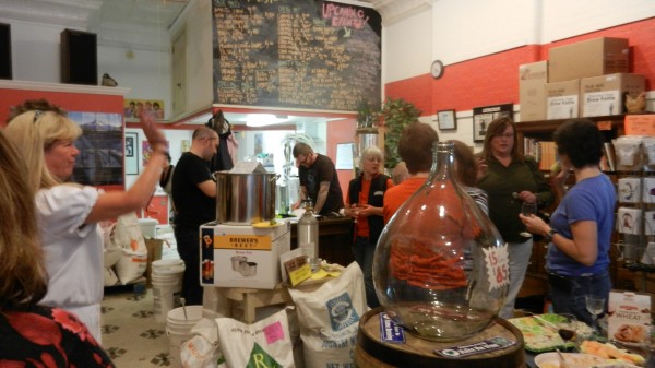 Central Street Farmhouse in downtown Bangor attracted a group of homebrewing and cheese makers Wednesday, May 16, during Fusion Bangor's Downtown Proud Open House, a new event that aims to introduce young movers and shakers from Greater Bangor communities to local businesses. Central Street Farmhouse in downtown Bangor attracted a group of homebrewing and cheese makers Wednesday, May 16, during Fusion Bangor's Downtown Proud Open House, a new event that aims to introduce young movers and shakers from Greater Bangor communities to local businesses.
