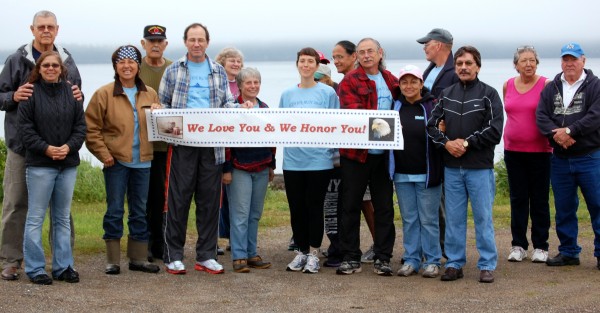 A two-day, 100-mile relay run kicked off early Saturday morning from the Pleasant Point settlement. A two-day, 100-mile relay run kicked off early Saturday morning from the Pleasant Point settlement.