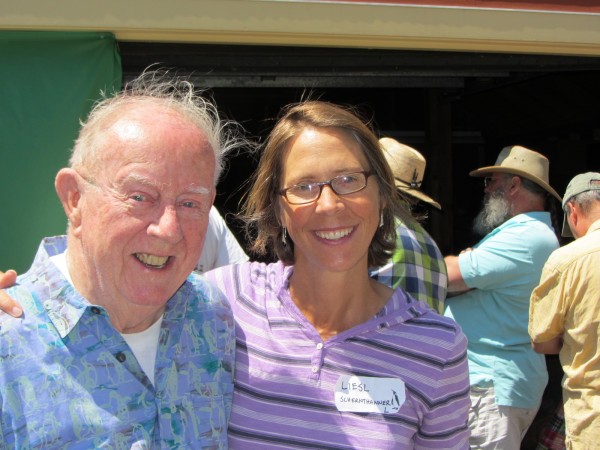 Host Paul Dalrymple of Port Clyde and Liesl Schernthanner of Idaho pose at a gathering of the Antarctican Society in Port Clyde in July 2012. Host Paul Dalrymple of Port Clyde and Liesl Schernthanner of Idaho pose at a gathering of the Antarctican Society in Port Clyde in July 2012.