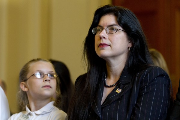 Samantha Moore, 10, looks up at her mother, Ruth Moore of Milbridge, as she listens before testifying at a Veterans Affairs subcommittee on Disability Assistance and Memorial Affairs hearing about victims of military sexual trauma, on Capitol Hill in Washington on Wednesday. Samantha Moore, 10, looks up at her mother, Ruth Moore of Milbridge, as she listens before testifying at a Veterans Affairs subcommittee on Disability Assistance and Memorial Affairs hearing about victims of military sexual trauma, on Capitol Hill in Washington on Wednesday.