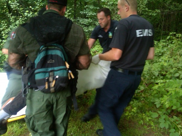 Maine Game Wardens found Charles Frances Carney, 84, in Skowhegan, Maine, Tuesday, July 17, 2012, a day after he went missing from his nearby home. Skowhegan ambulance was called and Carney was taken to Readington Fairview Hospital in Skowhegan. Maine Game Wardens found Charles Frances Carney, 84, in Skowhegan, Maine, Tuesday, July 17, 2012, a day after he went missing from his nearby home. Skowhegan ambulance was called and Carney was taken to Readington Fairview Hospital in Skowhegan.