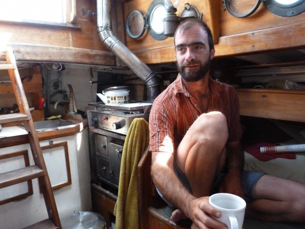 Daniel Bennett, 36, of Rockland, sets in the cabin of his 36-foot sloop, Bufflehead in July 2012. Bufflehead is in its first season working as a charter boat. Daniel Bennett, 36, of Rockland, sets in the cabin of his 36-foot sloop, Bufflehead in July 2012. Bufflehead is in its first season working as a charter boat.