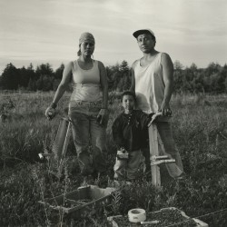 Photograph taken in 2001 by David Brooks Stess of Javier and his family, workers from Mexico, at the Dickens Farm in Eastbrook, Maine. The photograph is part of new exhibition to open at the Tides Institute & Museum of Art that features a selection from the institute's collections to celebrate its first 10 years in operation. Photograph taken in 2001 by David Brooks Stess of Javier and his family, workers from Mexico, at the Dickens Farm in Eastbrook, Maine. The photograph is part of new exhibition to open at the Tides Institute & Museum of Art that features a selection from the institute's collections to celebrate its first 10 years in operation.