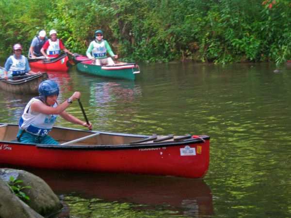 Laurie Hamilton, a 2012 graduate of Orono High School, races solo down the Nantahala River in North Carolina on June 22, 2012, while competing in the 2012 American Canoeing Association Whitewater Open Canoe Downriver National Championships. Laurie Hamilton, a 2012 graduate of Orono High School, races solo down the Nantahala River in North Carolina on June 22, 2012, while competing in the 2012 American Canoeing Association Whitewater Open Canoe Downriver National Championships.