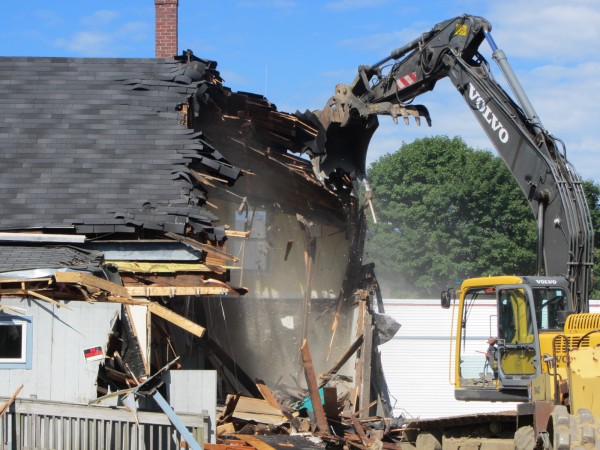 A commercial office building at 47 Park St. in Rockland was demolished Monday, July 2, 2012. Penquis Community Action Program noted the buildings have not been used and presented a liability. There are no plans for the property. A commercial office building at 47 Park St. in Rockland was demolished Monday, July 2, 2012. Penquis Community Action Program noted the buildings have not been used and presented a liability. There are no plans for the property.