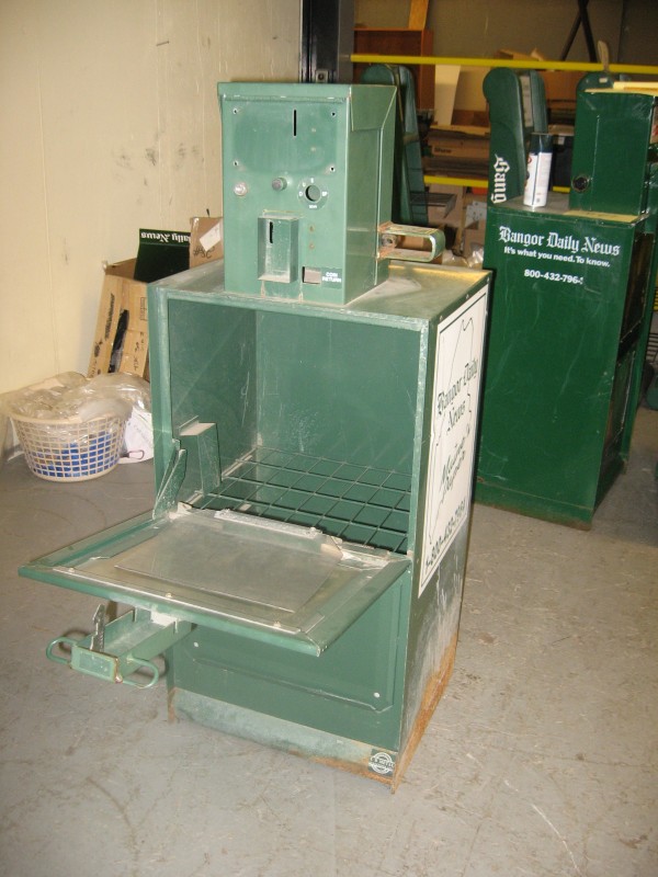 Newspaper Vending Machine For Sale Impressive Bangorarea Artists Transform Old Newspaper Vending Machines Into Newspaper Vending Machine For Sale Impressive Bangorarea Artists Transform Old Newspaper Vending Machines Into