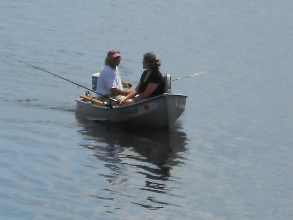 Tom Lajoie and Carol Leonard in their "U-Haul." Tom Lajoie and Carol Leonard in their "U-Haul."