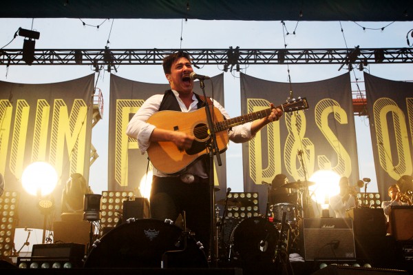 Marcus Mumford of Mumford & Sons sings in Portland August 4, 2012, on the Gentlemen of the Road tour stop on Portland's Eastern Promenade. Marcus Mumford of Mumford & Sons sings in Portland August 4, 2012, on the Gentlemen of the Road tour stop on Portland's Eastern Promenade.