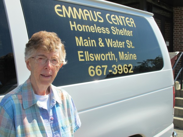 Sister Lucille MacDonald, director of the Emmaus Homeless Shelter in downtown Ellsworth. Sister Lucille MacDonald, director of the Emmaus Homeless Shelter in downtown Ellsworth.