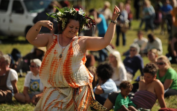SeVeah Hilton dances to the music of Inanna on Sunday, Sept. 23, 2012, during the 36th annual Common Ground Country Fair in Unity. SeVeah Hilton dances to the music of Inanna on Sunday, Sept. 23, 2012, during the 36th annual Common Ground Country Fair in Unity.