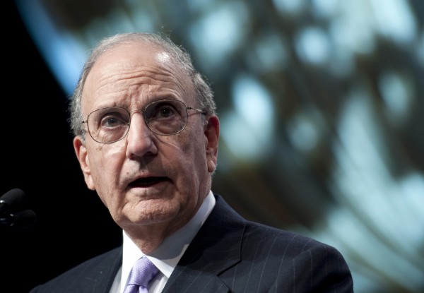 In this June 5, 2012, file photo, former Sen. George Mitchell speaks during the Economic Club of Washington's 25th anniversary celebration dinner in Washington. In this June 5, 2012, file photo, former Sen. George Mitchell speaks during the Economic Club of Washington's 25th anniversary celebration dinner in Washington.