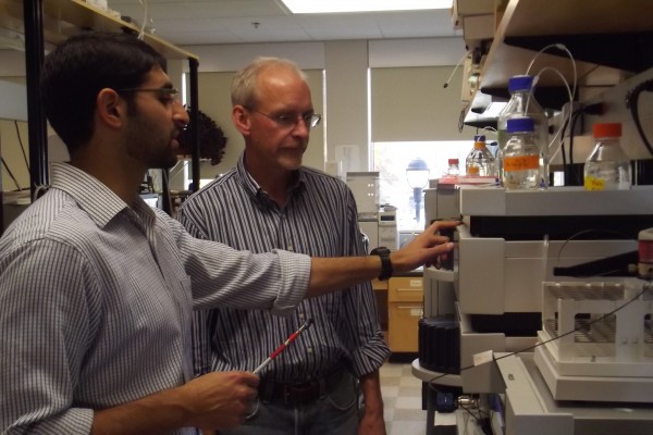 Brian Perkins (right), a laboratory director and research assistant professor with UMaine Brian Perkins (right), a laboratory director and research assistant professor with UMaine