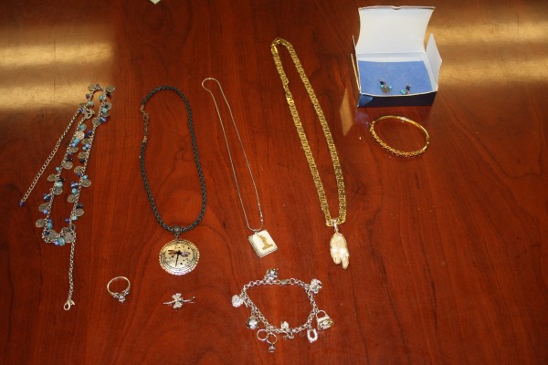 Some of the jewelry stolen from a Swanville residence. Some of the jewelry stolen from a Swanville residence.