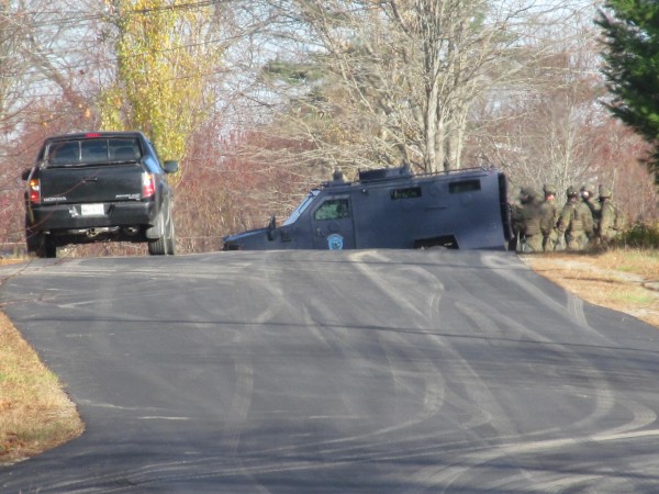 The Maine State Police Tactical Team went to a standoff at 204 Upper East Pond Road in Nobleboro that lasted for several hours Friday morning, November 2, 2012. The Maine State Police Tactical Team went to a standoff at 204 Upper East Pond Road in Nobleboro that lasted for several hours Friday morning, November 2, 2012.