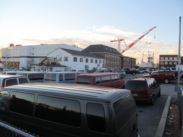 For many workers at Bath Iron Works, a long daily commute is part of the job and many of them take advantage of these 13-person vans. The company said its workforce comes from 14 of Maine's 16 counties. For many workers at Bath Iron Works, a long daily commute is part of the job and many of them take advantage of these 13-person vans. The company said its workforce comes from 14 of Maine's 16 counties.