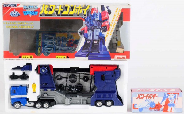 The Takara Diaclone Big-Powered Convoy toy from the 1960s brought $10,800 when Morphy Auctions sold a collection of Japanese die-cast robots this fall. The Takara Diaclone Big-Powered Convoy toy from the 1960s brought $10,800 when Morphy Auctions sold a collection of Japanese die-cast robots this fall.