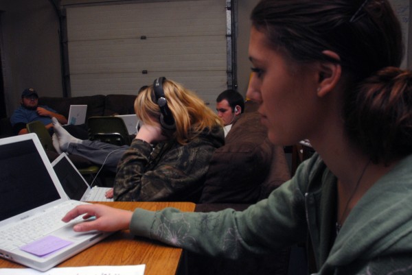 RSU 67 students Seirrah Davis (front) and Justin England (rear) do a classroom assignment at the Carleton Project classroom at Northern Penobscot Tech. RSU 67 students Seirrah Davis (front) and Justin England (rear) do a classroom assignment at the Carleton Project classroom at Northern Penobscot Tech.