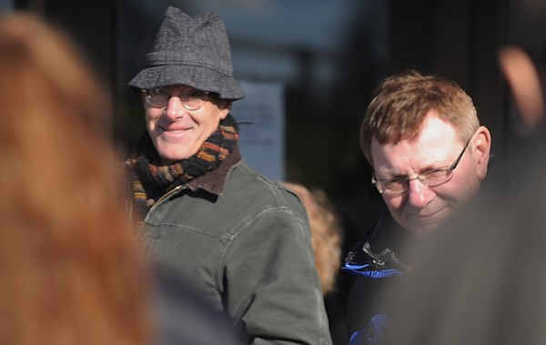 Dr. Geoffrey Gratwick, Democratic candidate for the Maine State Senate District 32 seat, greets voters outside the Bangor Civic Center polling area Tuesday morning, Nov. 6, 2012. The contest between Dr. Gratwick and Republican incumbent Nichi Farnham has been the top funded Maine State Senate race in 2012. Dr. Geoffrey Gratwick, Democratic candidate for the Maine State Senate District 32 seat, greets voters outside the Bangor Civic Center polling area Tuesday morning, Nov. 6, 2012. The contest between Dr. Gratwick and Republican incumbent Nichi Farnham has been the top funded Maine State Senate race in 2012.