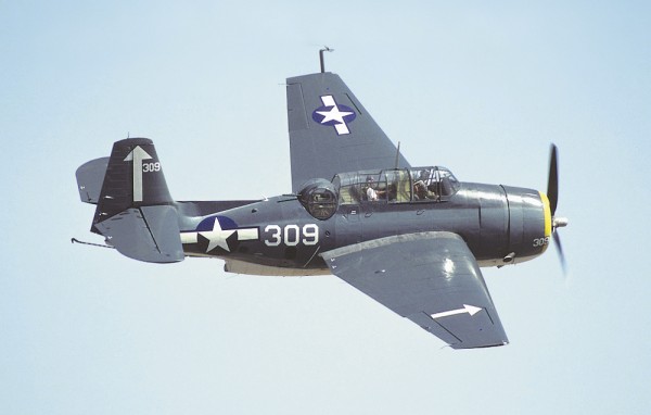 Harlan Gardner of Marshfield flew in a Grumman TBF Avenger similar to this restored model. Harlan Gardner of Marshfield flew in a Grumman TBF Avenger similar to this restored model.