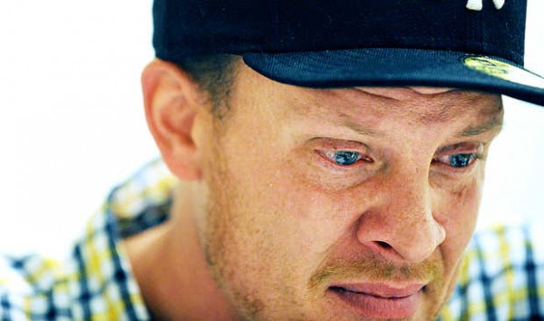 Joshua Valley tears up as he speaks about his children during a recent interview about the protection from abuse order his estranged wife was granted. Valley maintains he didn't mean to violate the order by trying to send a text message to one of his daughters earlier this year. Joshua Valley tears up as he speaks about his children during a recent interview about the protection from abuse order his estranged wife was granted. Valley maintains he didn't mean to violate the order by trying to send a text message to one of his daughters earlier this year.