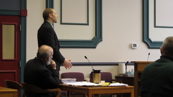 Matthew Wycoff, who pleaded guilty to Class A elevated aggravated assault earlier this year for one of the most brutal domestic violence assaults police in the area have seen in recent memory, made a statement during his sentencing hearing on Thursday, Dec. 20, 2012, in Sagadahoc County Superior Court in Bath. Matthew Wycoff, who pleaded guilty to Class A elevated aggravated assault earlier this year for one of the most brutal domestic violence assaults police in the area have seen in recent memory, made a statement during his sentencing hearing on Thursday, Dec. 20, 2012, in Sagadahoc County Superior Court in Bath.