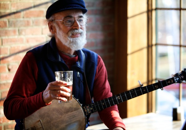 Folk singer Charlie Ipcar wets his whistle after singing a song adapted from a Cicely Fox Smith poem at the Old Goat pub in Richmond on Friday afternoon Dec. 14, 2012. Ipcar, along with James Saville, published "The Complete Poetry of Cicely Fox Smith" this year. Folk singer Charlie Ipcar wets his whistle after singing a song adapted from a Cicely Fox Smith poem at the Old Goat pub in Richmond on Friday afternoon Dec. 14, 2012. Ipcar, along with James Saville, published "The Complete Poetry of Cicely Fox Smith" this year.