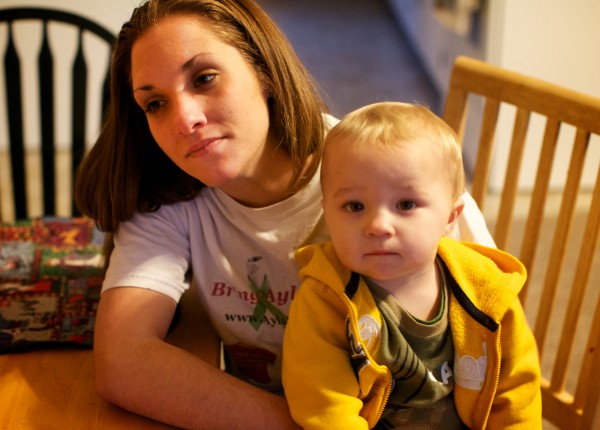 Trista Reynolds credits her 20-month-old son, Raymond, with helping to keep her going in the year since her daughter, Ayla, went missing. Trista Reynolds credits her 20-month-old son, Raymond, with helping to keep her going in the year since her daughter, Ayla, went missing.