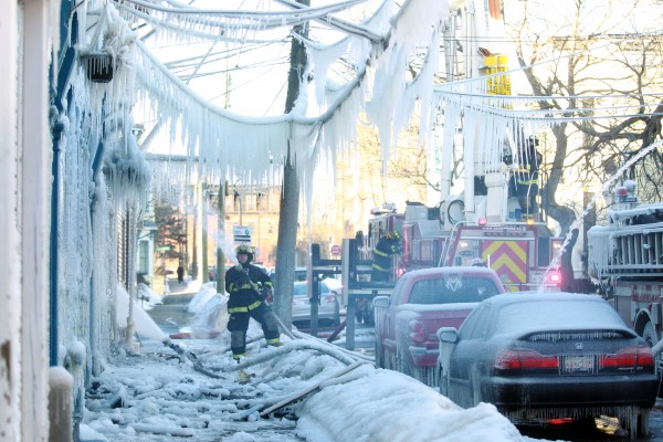 Saint John Fire crews continue to fight a fire that broke out on Mecklenburg Street well into Sunday morning. The fire, which started around 2 a.m., destroyed two buildings displacing approximately 16 residents. Saint John Fire crews continue to fight a fire that broke out on Mecklenburg Street well into Sunday morning. The fire, which started around 2 a.m., destroyed two buildings displacing approximately 16 residents.