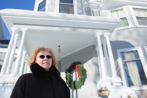 Pauline Civiello stands in front of her house in downtown Bangor, two blocks away from Elm Street where a fatal stabbing took place Saturday, Dec. 29. Civiello started a neighborhood watch with several neigbors in August in the east Bangor neighborhood. Pauline Civiello stands in front of her house in downtown Bangor, two blocks away from Elm Street where a fatal stabbing took place Saturday, Dec. 29. Civiello started a neighborhood watch with several neigbors in August in the east Bangor neighborhood.