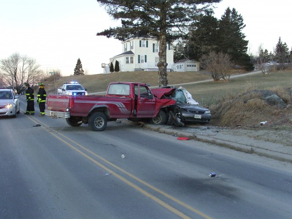 An early morning two-vehicle collision on Main Street in Jonesport on Sunday, Jan. 27, 2013, killed driver Randy Thistlewood, 56, of Jonesport and hospitalized the other driver, Peta Johnson, 52, of Beals. An early morning two-vehicle collision on Main Street in Jonesport on Sunday, Jan. 27, 2013, killed driver Randy Thistlewood, 56, of Jonesport and hospitalized the other driver, Peta Johnson, 52, of Beals.