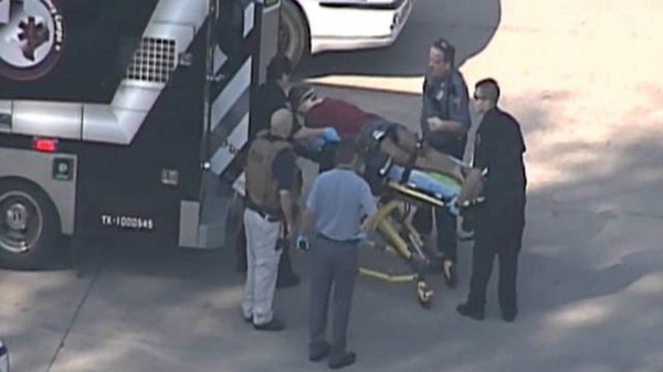 Police and emergency personnel evacuate an injured male on a stretcher on the Lone Star College Campus near Houston, Texas, in this still image taken from video courtesy of KPRC-TV Houston on Tuesday, Jan. 22, 2013. Multiple people have been shot according to news reports. Police and emergency personnel evacuate an injured male on a stretcher on the Lone Star College Campus near Houston, Texas, in this still image taken from video courtesy of KPRC-TV Houston on Tuesday, Jan. 22, 2013. Multiple people have been shot according to news reports.