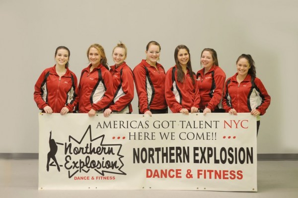 On Friday, the members of the all-star clogging team from Northern Explosion Dance and Fitness will be dancing in New York City, auditioning for the hit show “America’s Got Talent.” On Friday, the members of the all-star clogging team from Northern Explosion Dance and Fitness will be dancing in New York City, auditioning for the hit show “America’s Got Talent.”