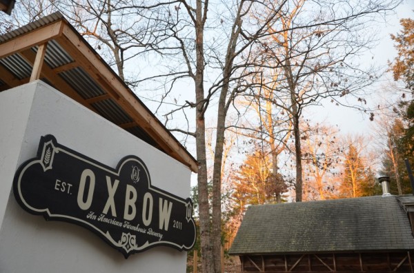 Oxbow Brewing makes farmhouse beers on its 18-acre brewery and farm in Newcastle. Oxbow Brewing makes farmhouse beers on its 18-acre brewery and farm in Newcastle.