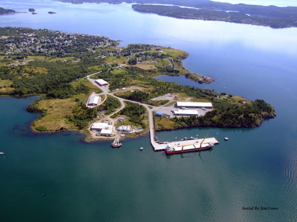 The port of Eastport is seen in an aerial photograph in 2010. The port of Eastport is seen in an aerial photograph in 2010.