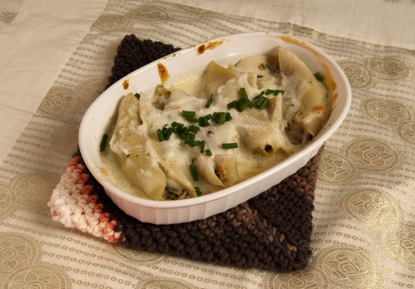 These ready-made dishes tucked safely away in the freezer can become lifesavers during the weekday crunch and when hosting unexpected overnight guests. Pictured, artichoke stuffed shells. These ready-made dishes tucked safely away in the freezer can become lifesavers during the weekday crunch and when hosting unexpected overnight guests. Pictured, artichoke stuffed shells.