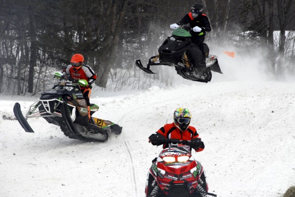 About 700 spectators and 60 snowmobile racers attended the Lincoln Snowhounds Snowmobile Club's annual Sno-Cross Races in February 2011. About 700 spectators and 60 snowmobile racers attended the Lincoln Snowhounds Snowmobile Club's annual Sno-Cross Races in February 2011.
