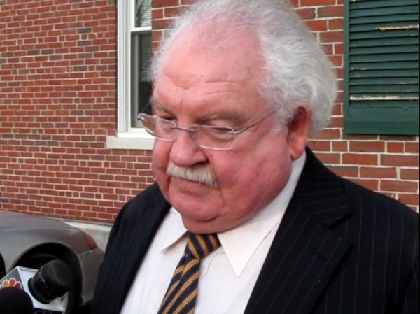 Defense Attorney Daniel Lilley, who is representing Mark Strong Sr. in the first of two major trials in the high-profile Kennebunk prostitution case, tells reporters outside the York County courthouse on Thursday, Feb. 21, 2013 that the personnel file of one of the Kennebunk Police Department's top investigators in the case may be unavailable in the trial. Defense Attorney Daniel Lilley, who is representing Mark Strong Sr. in the first of two major trials in the high-profile Kennebunk prostitution case, tells reporters outside the York County courthouse on Thursday, Feb. 21, 2013 that the personnel file of one of the Kennebunk Police Department's top investigators in the case may be unavailable in the trial.