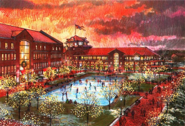 A design for waterfront development presented to the city of Bangor by Maryland-based Hunter Interests Inc. in 2001. A design for waterfront development presented to the city of Bangor by Maryland-based Hunter Interests Inc. in 2001.