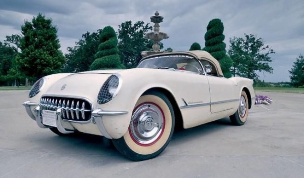 This 1954 Chevrolet Corvette Roadster, which spent 27 years bricked into a vault inside a Brunswick building, was expected to sell for at least $175,000 at auction. This 1954 Chevrolet Corvette Roadster, which spent 27 years bricked into a vault inside a Brunswick building, was expected to sell for at least $175,000 at auction.