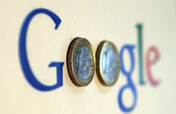 An illustration picture shows a Google logo with two one Euro coins, taken in Munich in this January 15, 2013 file photograph An illustration picture shows a Google logo with two one Euro coins, taken in Munich in this January 15, 2013 file photograph