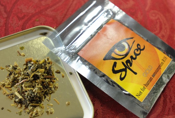A synthetic form of marijuana known as Spice, K2 or Acapulco is displayed at a Bangor store. These products are currently legal in Maine, and are popular with young people seeking a high. The dried herbs sprayed with chemicals in a three gram package sells for $25. A synthetic form of marijuana known as Spice, K2 or Acapulco is displayed at a Bangor store. These products are currently legal in Maine, and are popular with young people seeking a high. The dried herbs sprayed with chemicals in a three gram package sells for $25.