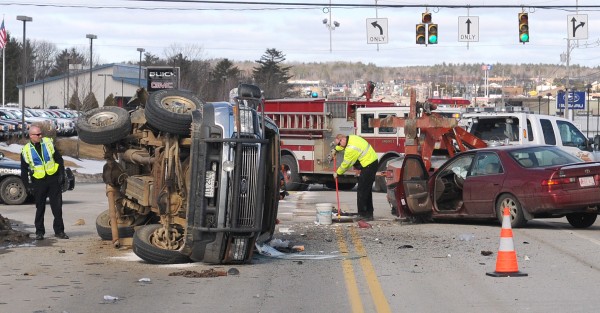 A three-vehicle accident at the intersection of Mount Hope Avenue and Hogan Road late Friday morning Gabor. A three-vehicle accident at the intersection of Mount Hope Avenue and Hogan Road late Friday morning Gabor.