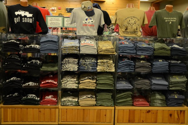 This is what $5,000 worth of T-shirts looks like. Maine lawmakers are considering a bill that would raise the felony theft threshold from $1,000 to $5,000. Joe Simpson, director of loss prevention at Kittery Trading Post, set up a display stand with $5,000 worth of T-shirts to show lawmakers how many T-shirts someone would need to steal to face felony charges if the bill became law. This is what $5,000 worth of T-shirts looks like. Maine lawmakers are considering a bill that would raise the felony theft threshold from $1,000 to $5,000. Joe Simpson, director of loss prevention at Kittery Trading Post, set up a display stand with $5,000 worth of T-shirts to show lawmakers how many T-shirts someone would need to steal to face felony charges if the bill became law.