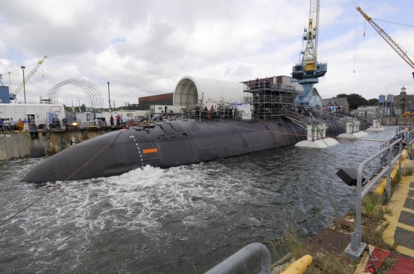 Shipyard workers at Portsmouth Naval Shipyard in Kittery successfully undock the USS San Juan, a Los Angeles-class submarine, from a routine engineered overhaul in August 2011. The U.S. Navy employs 4,700 civilians at the Kittery shipyard who could be placed on administrative furlough if Congress doesn't prevent the across-the-board budget cuts by March 1, 2013. Shipyard workers at Portsmouth Naval Shipyard in Kittery successfully undock the USS San Juan, a Los Angeles-class submarine, from a routine engineered overhaul in August 2011. The U.S. Navy employs 4,700 civilians at the Kittery shipyard who could be placed on administrative furlough if Congress doesn't prevent the across-the-board budget cuts by March 1, 2013.