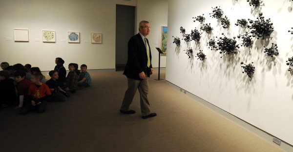 George Kinghorn, director of the University of Maine Museum of Art in Bangor, gives a press tour through the museum in December 2012. Two city officials have proposed an optional property tax fee in order to preserve funding for the arts amid tough budget cuts. George Kinghorn, director of the University of Maine Museum of Art in Bangor, gives a press tour through the museum in December 2012. Two city officials have proposed an optional property tax fee in order to preserve funding for the arts amid tough budget cuts.